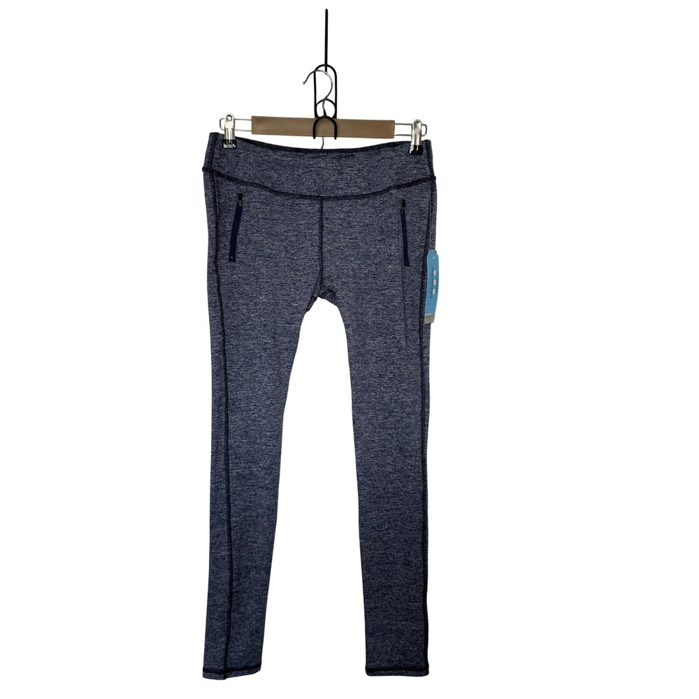 Therapy XL Performance Ever Dry Tech Training Tights Heather Navy Athleisure